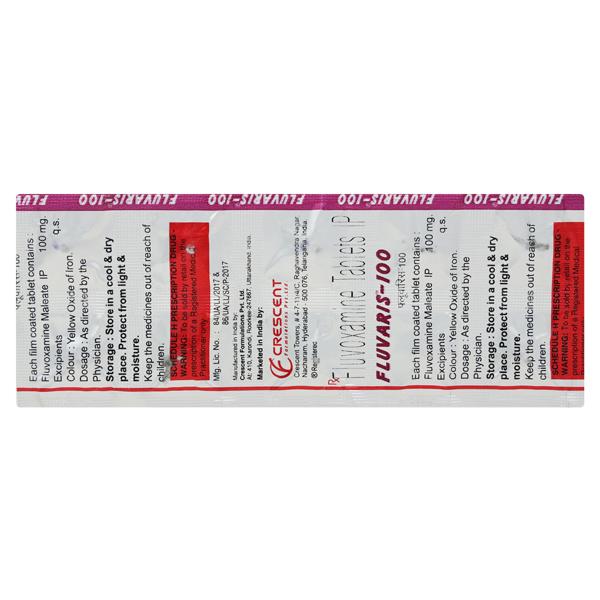 Fluvaris 100mg Tablet 10'S Price, Uses, Side effects, Substitutes | Netmeds