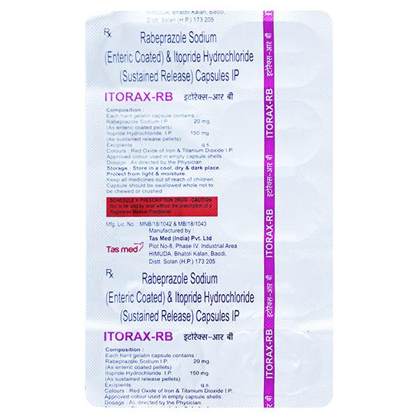 ITORAX RB Capsule 10's Price, Uses, Side effects, Substitutes | Netmeds