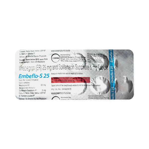 Embeflo S 25 Tablet 10's Price, Uses, Side effects | Netmeds
