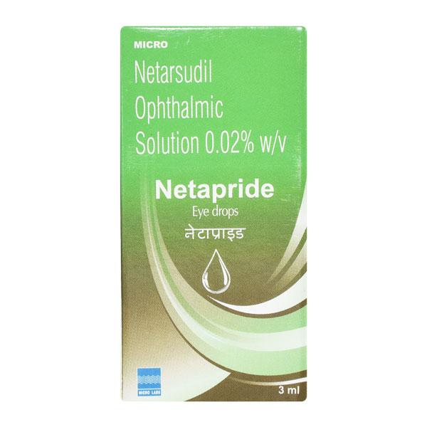 Buy NETAPRIDE Eye Drops 3ml Online at Upto 25% OFF Netmeds