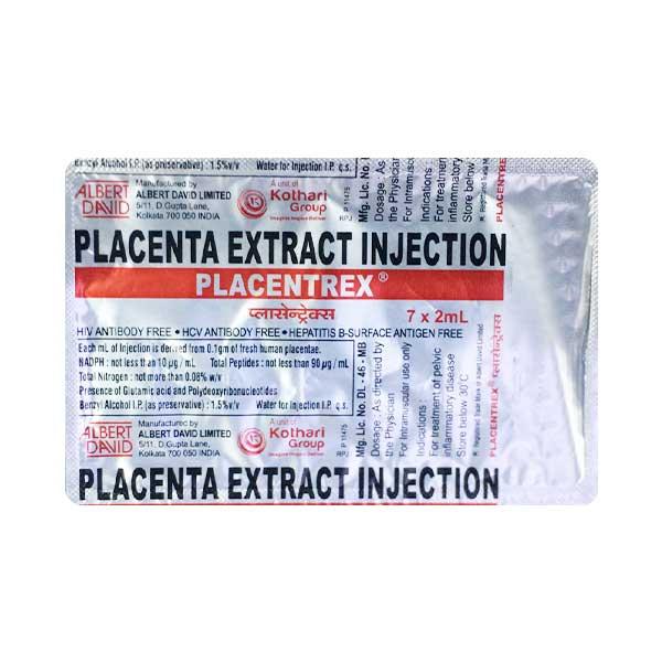 PLACENTREX Injection 2ml Price, Uses, Side effects, Substitutes | Netmeds