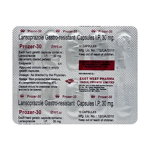 Buy Prozer 30mg Capsule 10'S Online up to 25% Off | Netmeds