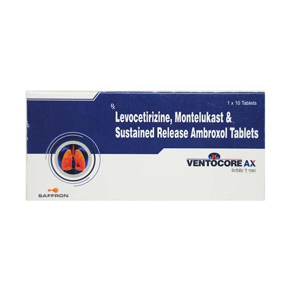 Buy Ventocore AX Tablet 10'S Online at Upto 25% OFF | Netmeds