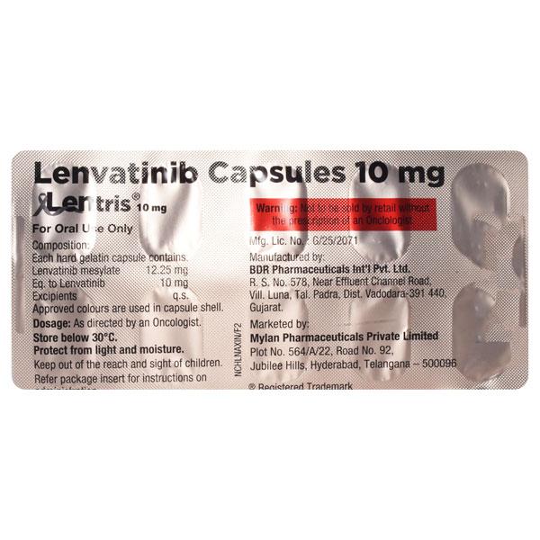 LENTRIS 10 Capsule 10's Price, Uses, Side effects, Substitutes | Netmeds