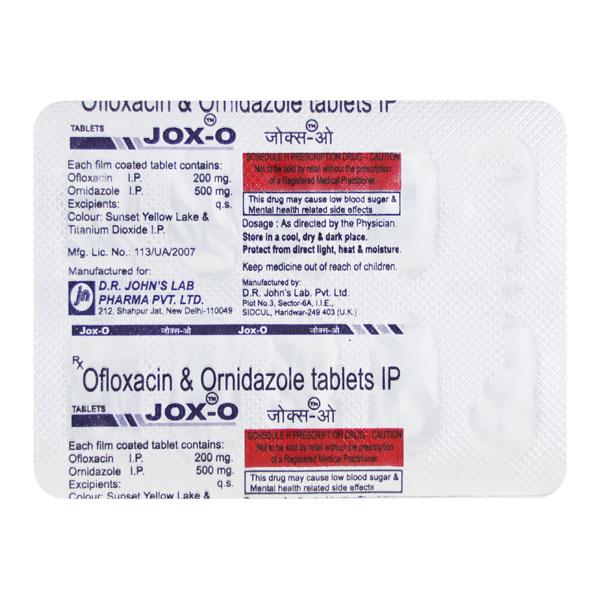 JOX O Tablet 10'S Price, Uses, Side effects, Substitutes | Netmeds