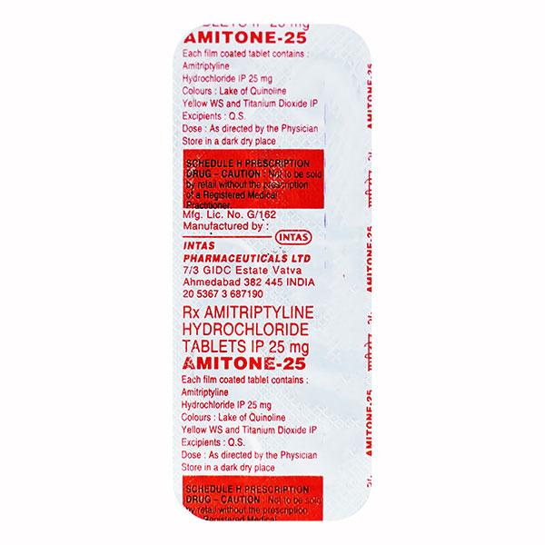 amitone 25mg tablet