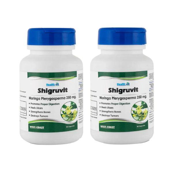 Buy HealthVit Pure Herbs Shigruvit Shigru Powder 250 mg-Capsules 2's ...