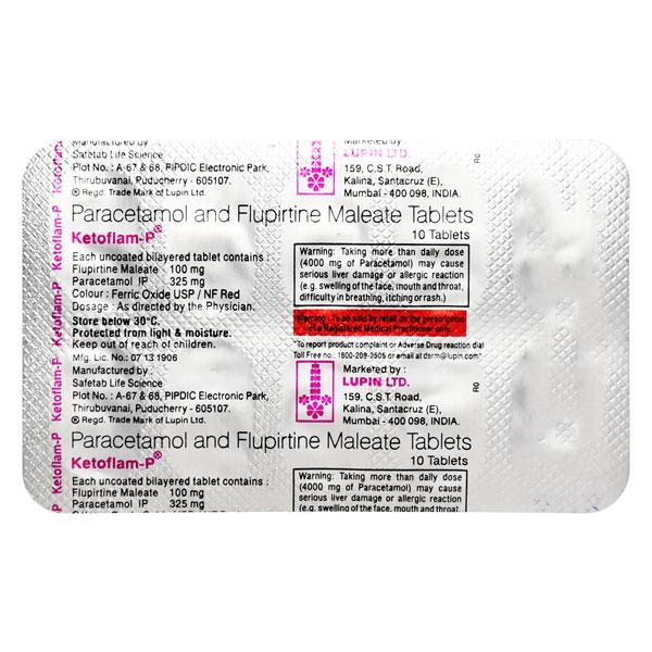 ketoflam p tablet