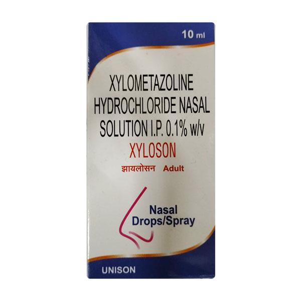Buy Xyloson Adult Nasal Drops 10ml Online at Upto 25% OFF | Netmeds