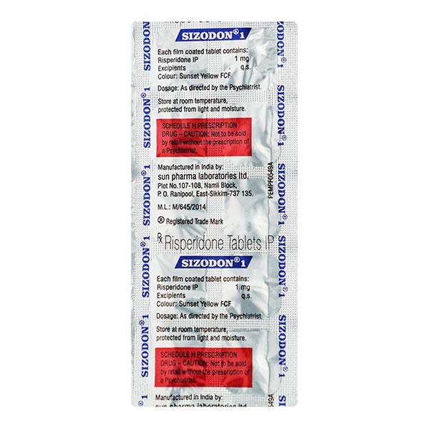 sizodon 1mg tablet