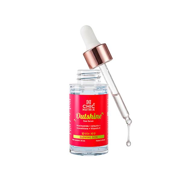 glutathione vitamin c niacinamide arbutin brightening cream enriched used widely in skin care as a active agent to improve skin tone Outshine Face Brightening Serum for