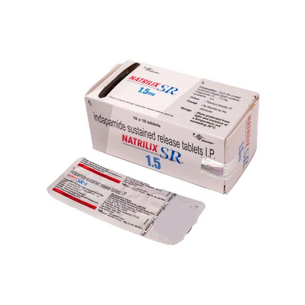Natrilix SR 1.5 Tablet 10'S Price, Uses, Side effects, Substitutes ...