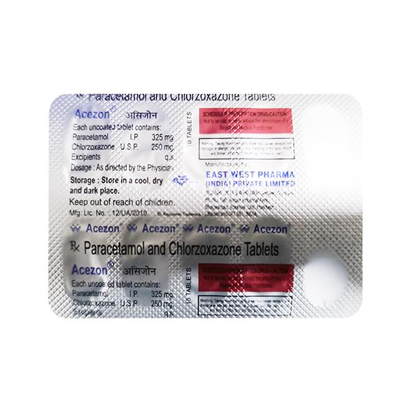 Acezon 325mg/250mg Tablet