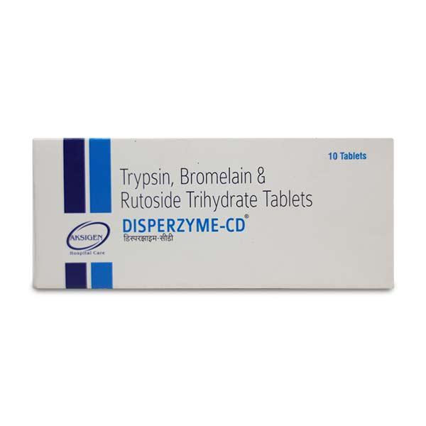 Disperzyme CD Tablet 10'S Price, Uses, Side effects, Substitutes | Netmeds