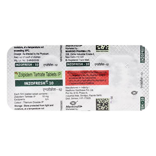 inzofresh 10mg tablet