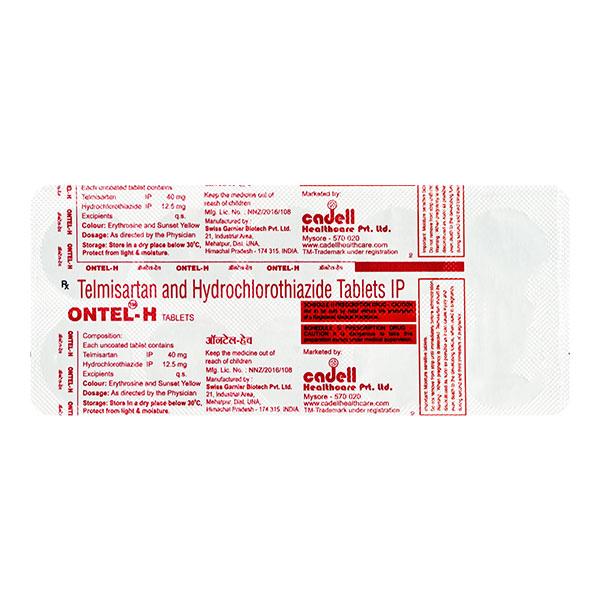 ONTEL H Tablet 10's Price, Uses, Side effects, Substitutes | Netmeds