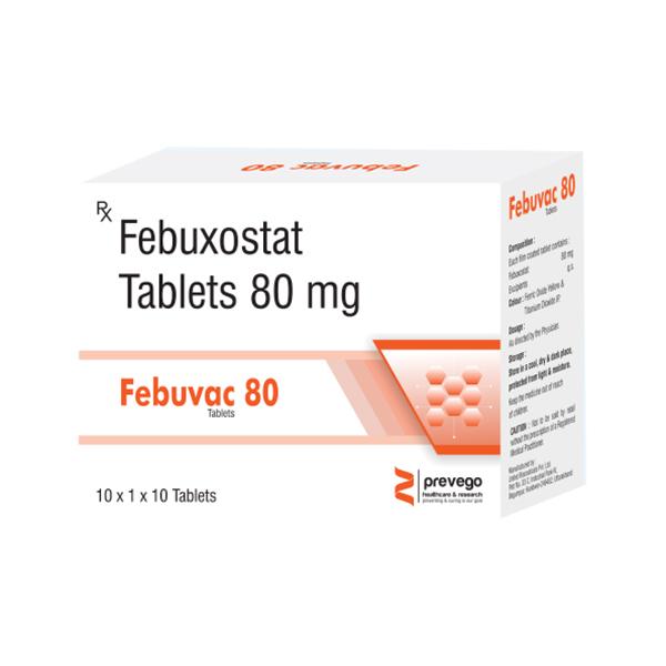 FEBUVAC 80 Tablet 10's Price, Uses, Side effects, Substitutes | Netmeds