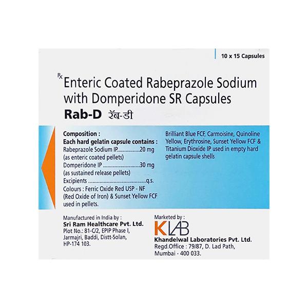 Buy RAB D Capsule 15's Online at Upto 25% OFF | Netmeds