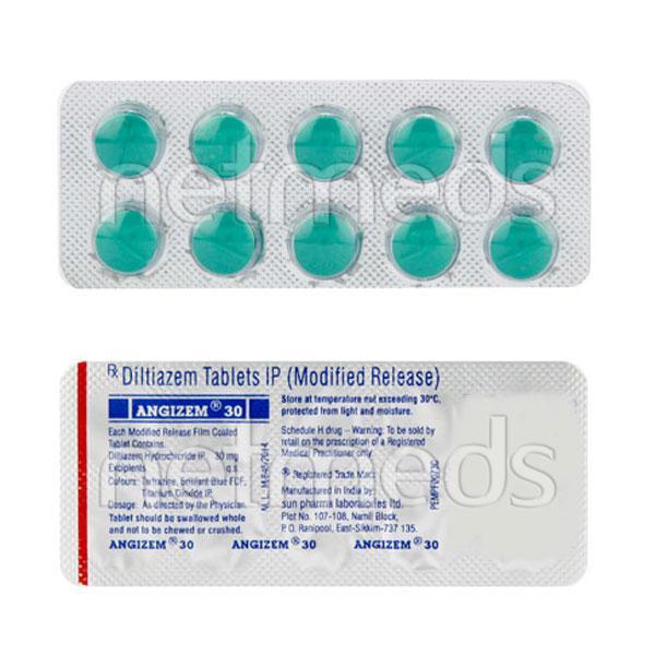 Angizem 30mg Tablet 10'S : Price, Uses, Side Effects | Netmeds