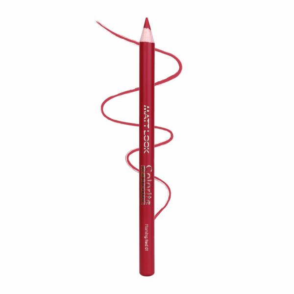 Matt Look Colorite Lip Contour, Lighweight Application, Flaming Red-01 ...