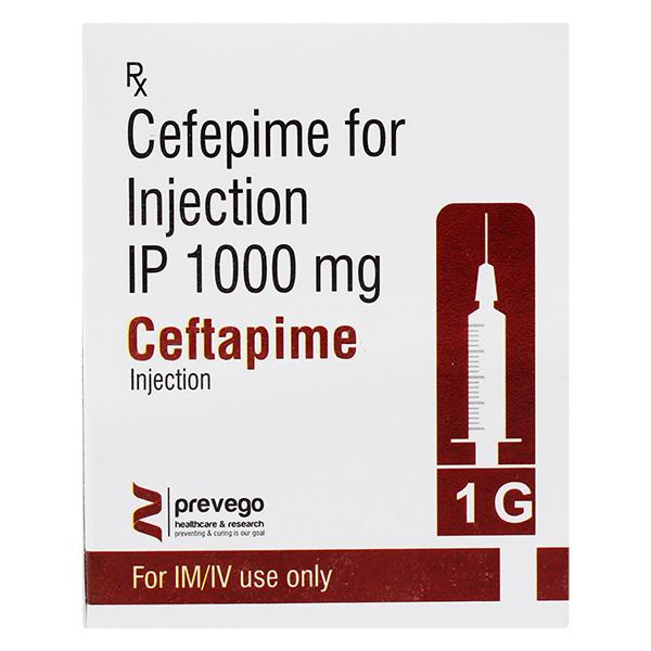 CEFTAPIME 1gm Injection 1's Price, Uses, Side effects, Substitutes ...