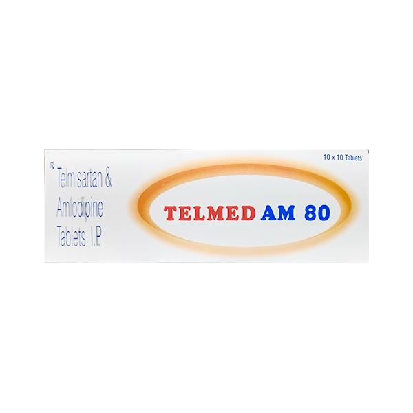 Telmed AM 80 Tablet 10's Price, Uses, Side effects | Netmeds
