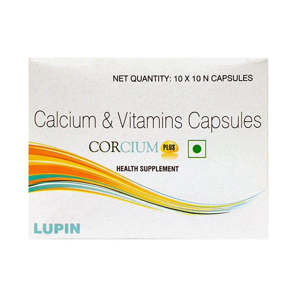 Corcium Plus Capsule 15's Price, Uses, Side effects | Netmeds