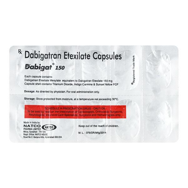 dabigat 150mg capsule