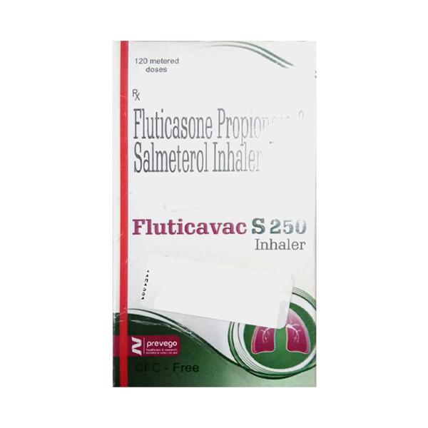 FLUTICAVAC S 250 Inhaler 1's Price, Uses, Side effects, Substitutes ...
