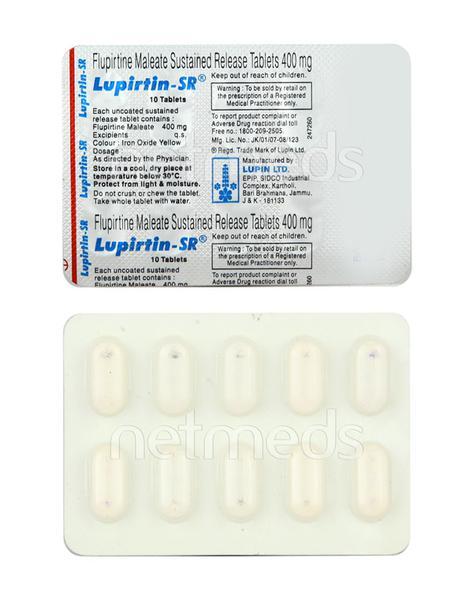 lupirtin sr tablet