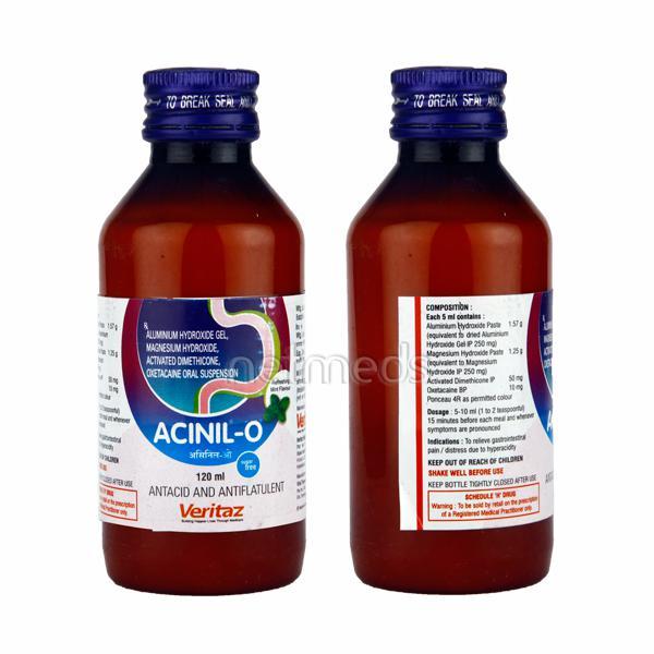 Acinil O Refreshing Mint Flavour Sugar Free Suspension 120ml Price ...