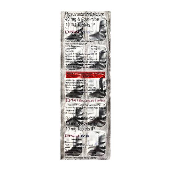 Crevast EZ 40 Tablet 10's Price, Uses, Side effects | Netmeds