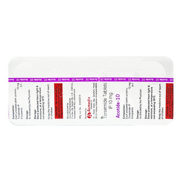 Buy ACOTIDE 10 Tablet 10's Online at Upto 25% OFF | Netmeds