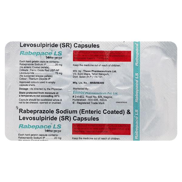 RABEPACE LS Capsule 10's Price, Uses, Side effects, Substitutes | Netmeds
