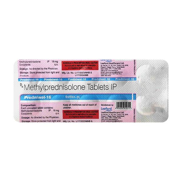 Predniwel 16 Tablet 10's Price, Uses, Side effects | Netmeds
