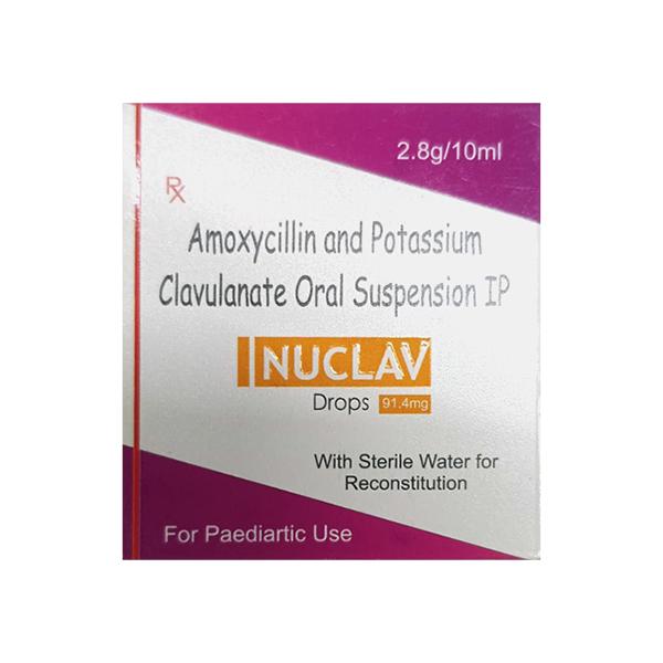 Nuclav Paediatric Oral Drops 10ml Price, Uses, Side effects | Netmeds