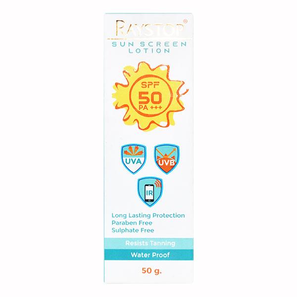 RAYSTOP SUN SCREEN Lotion 50gm : Uses, Side Effects, Price | Netmeds