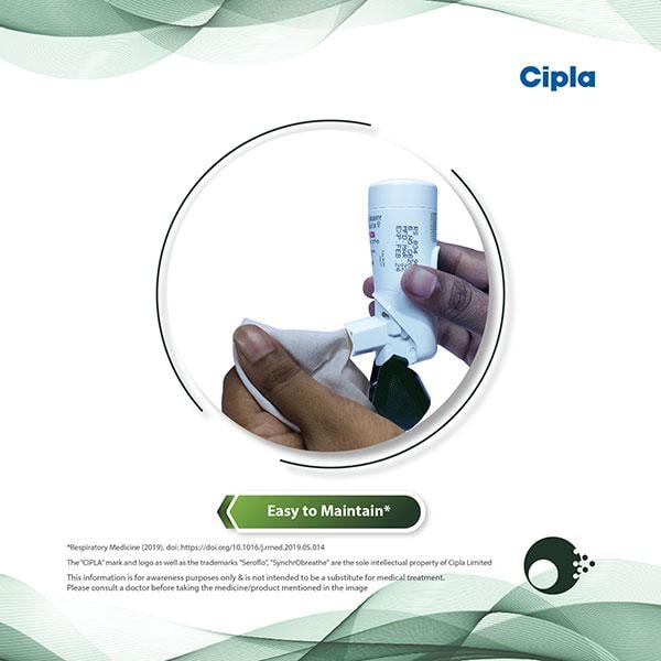 Buy Seroflo 250 Synchrobreathe Inhaler 120Mdi Online at Upto 25