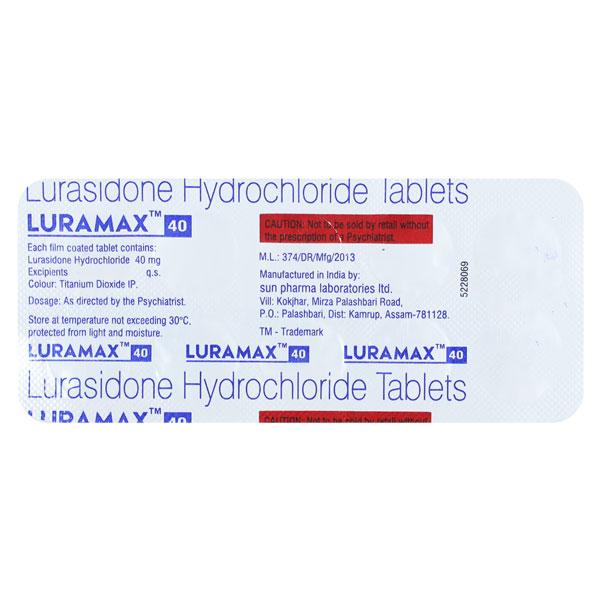 luramax 40mg tablet
