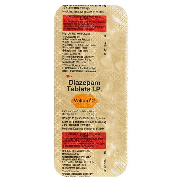 valium 2mg tablet