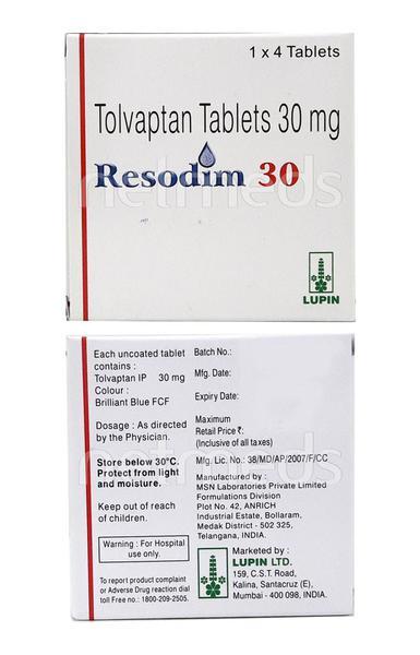 Resodim 30mg Tablet 4'S Price, Uses, Side effects, Substitutes | Netmeds