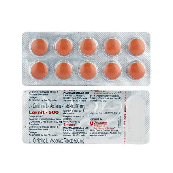 Lornit 500mg Tablet 10'S Price, Uses, Side effects, Substitutes | Netmeds