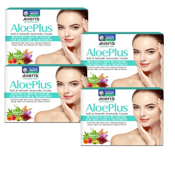 Allen Aloe Plus Soft & Smooth Cream 50 gm (Pack Of 4) 1's Online at ...