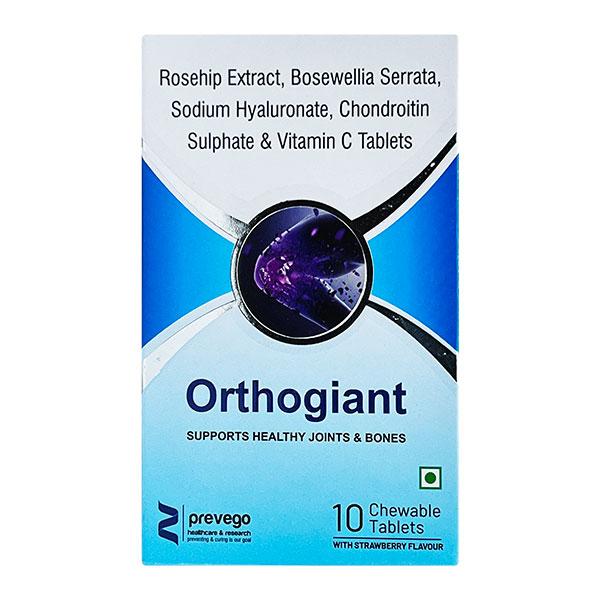 ORTHOGIANT Chewable Tablet 10's Price, Uses, Side effects, Substitutes ...