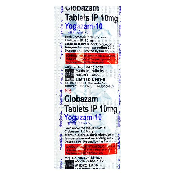 yogazam 10mg tablet