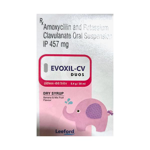 Evoxil CV Duos Oral Suspension 30ml Price, Uses, Side effects | Netmeds