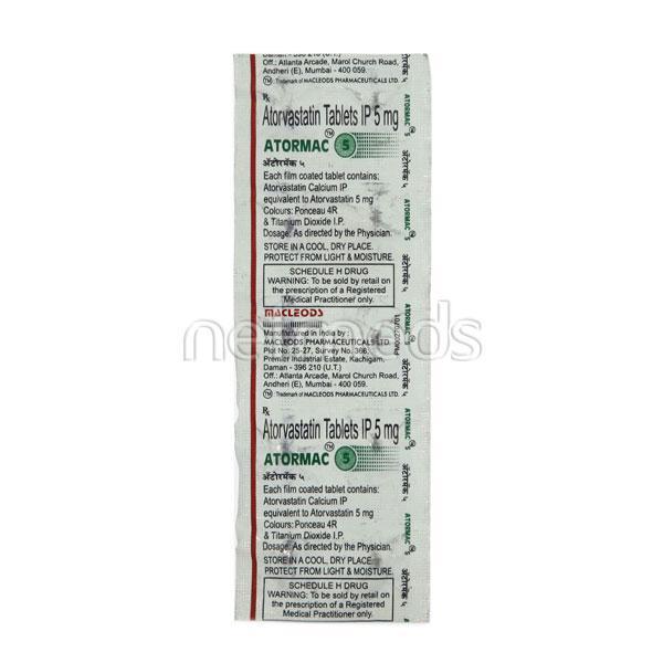 Atormac 5mg Tablet 10'S Price, Uses, Side effects, Substitutes | Netmeds