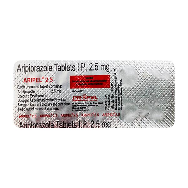 Buy ARIPEL 2.5 Tablet 10's Online at Upto 25% OFF | Netmeds