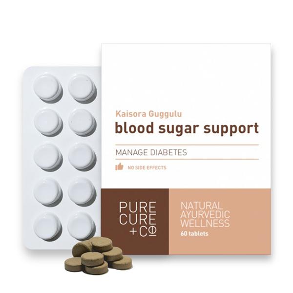 Buy Pure Cure + Co. Blood Sugar Support - Manage Diabetes 1's Online at Best Price - Others
