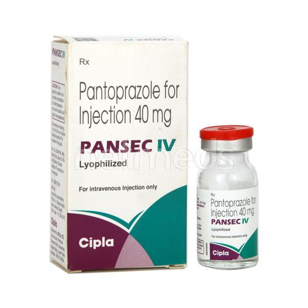 Pansec IV 40mg Injection 1'S Price, Uses, Side effects, Substitutes ...